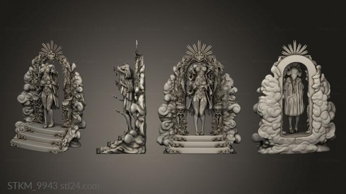 Figurines heroes, monsters and demons (Porta Lucis Lucis Clouds, STKM_9943) 3D models for cnc