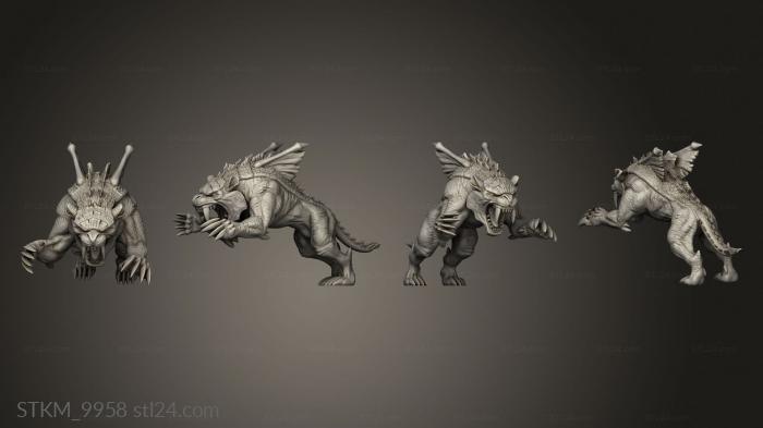Figurines heroes, monsters and demons (Dark Sun s Tempo, STKM_9958) 3D models for cnc