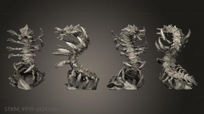 Figurines heroes, monsters and demons (Remorhaz sizever Young, STKM_9959) 3D models for cnc