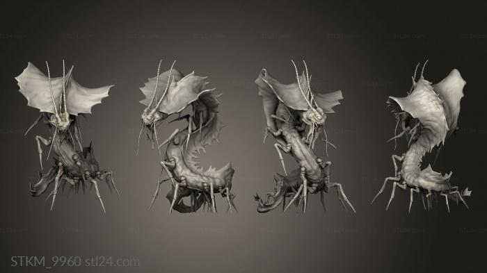 Figurines heroes, monsters and demons (Remorhaz Tabletop, STKM_9960) 3D models for cnc