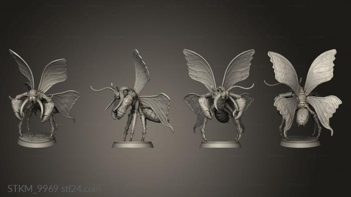 Статуэтки герои, монстры и демоны (Исчезновение колонии моллюсков, STKM_9969) 3D модель для ЧПУ станка