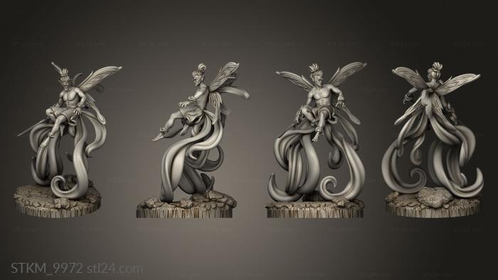 Figurines heroes, monsters and demons (Seelie Court Faerie Scout Male Scouts, STKM_9972) 3D models for cnc