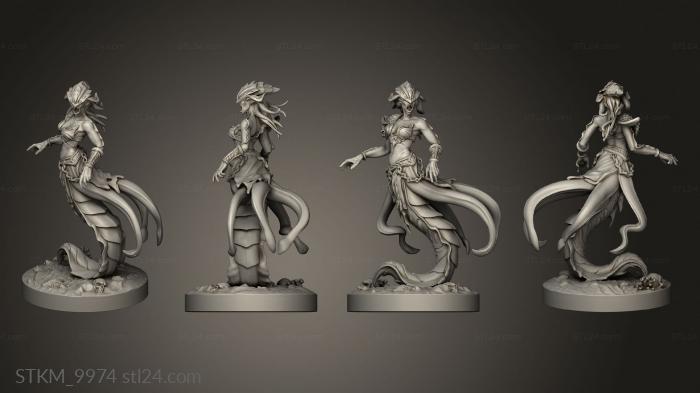 Figurines heroes, monsters and demons (Scylla, STKM_9974) 3D models for cnc