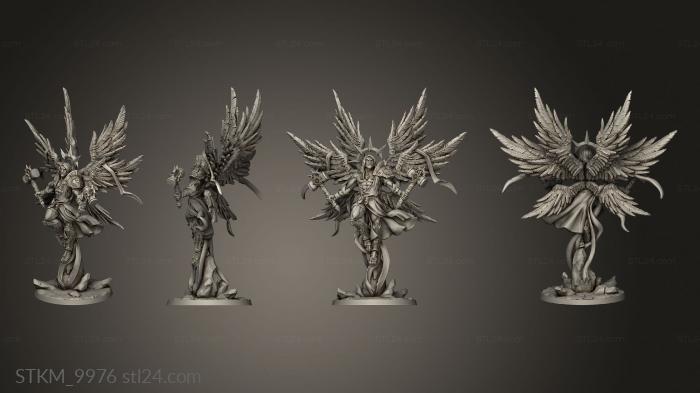 Figurines heroes, monsters and demons (Sol the Holiest AG Epic Boss wing, STKM_9976) 3D models for cnc