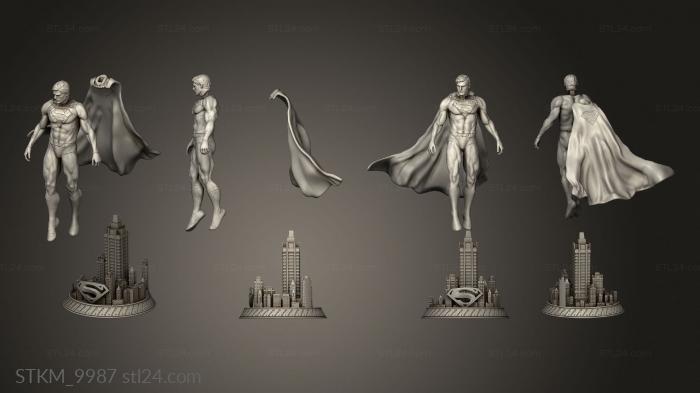 Figurines heroes, monsters and demons (Christopher Reeve reeves, STKM_9987) 3D models for cnc