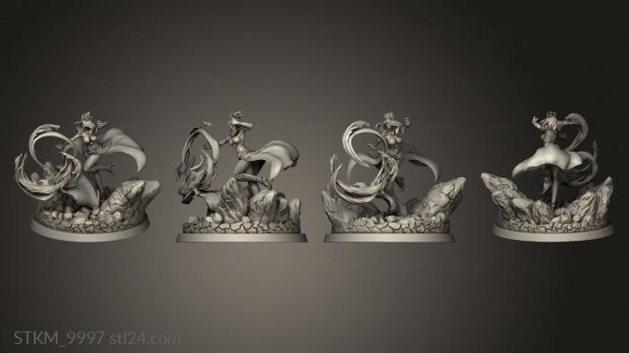 Figurines heroes, monsters and demons (Eki, STKM_9997) 3D models for cnc