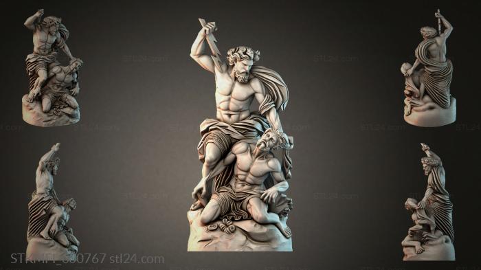 Мифологические (STKMFI_000767) 3D модель для ЧПУ станка