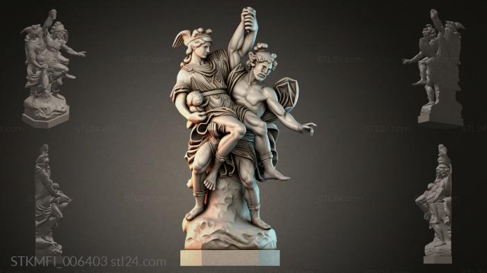 Мифологические (STKMFI_006403) 3D модель для ЧПУ станка