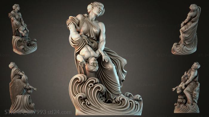 Мифологические (STKMFI_007993) 3D модель для ЧПУ станка