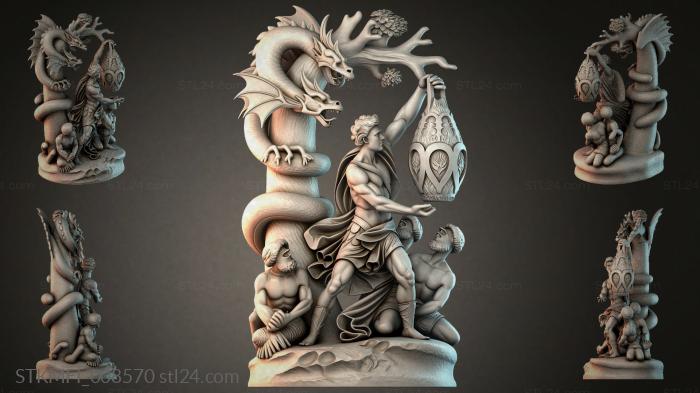 Мифологические (STKMFI_008570) 3D модель для ЧПУ станка