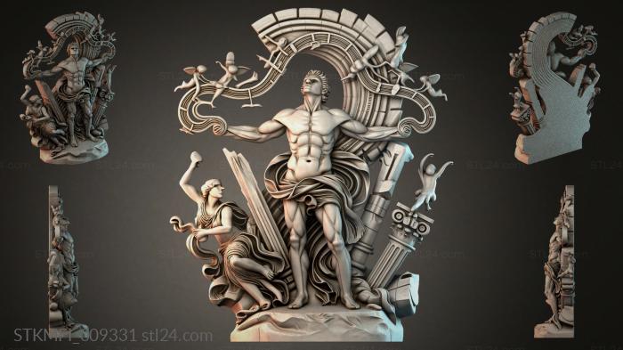 Мифологические (STKMFI_009331) 3D модель для ЧПУ станка