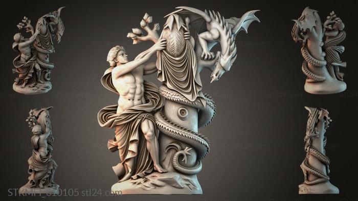 Мифологические (STKMFI_010105) 3D модель для ЧПУ станка