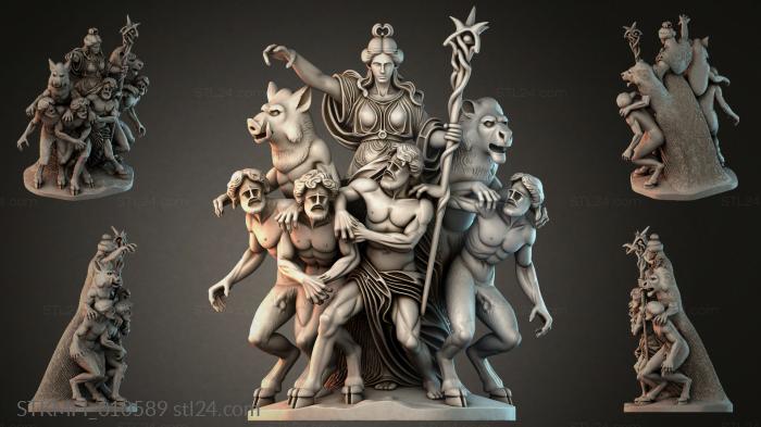 Мифологические (STKMFI_010589) 3D модель для ЧПУ станка