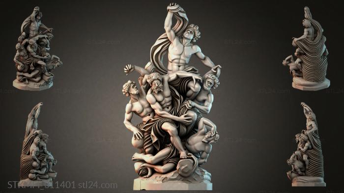 Мифологические (STKMFI_011401) 3D модель для ЧПУ станка