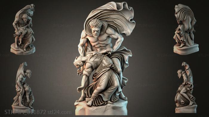 Мифологические (STKMFI_011872) 3D модель для ЧПУ станка