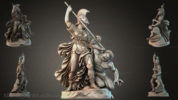 Мифологические (STKMFI_012201) 3D модель для ЧПУ станка