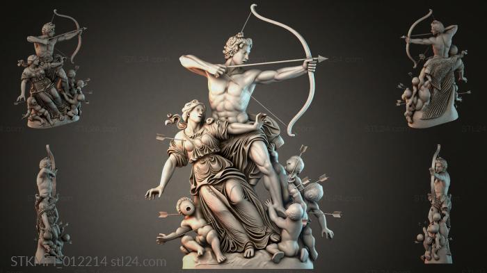 Мифологические (STKMFI_012214) 3D модель для ЧПУ станка