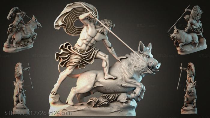 Мифологические (STKMFI_012726) 3D модель для ЧПУ станка