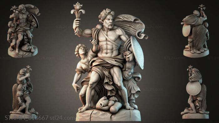Мифологические (STKMFI_013667) 3D модель для ЧПУ станка