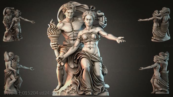 Мифологические (STKMFI_015204) 3D модель для ЧПУ станка
