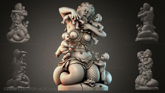 Мифологические (STKMFI_015709) 3D модель для ЧПУ станка