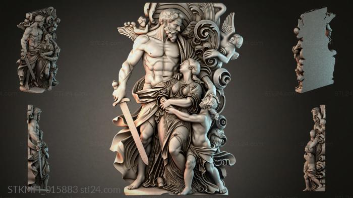 Мифологические (STKMFI_015883) 3D модель для ЧПУ станка