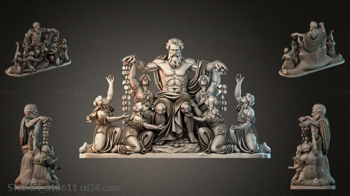 Мифологические (STKMFI_018611) 3D модель для ЧПУ станка