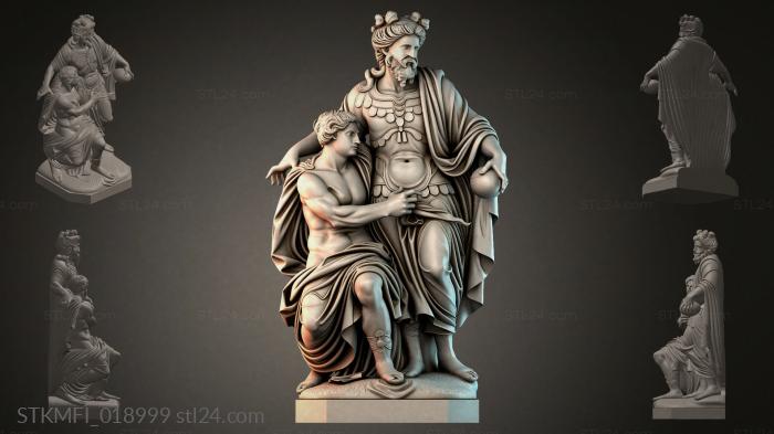 Мифологические (STKMFI_018999) 3D модель для ЧПУ станка