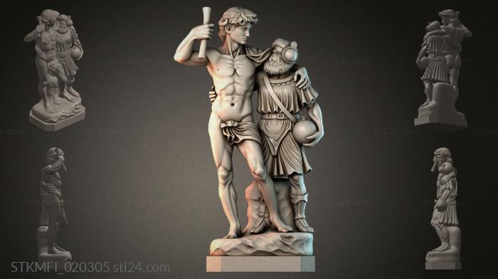 Мифологические (STKMFI_020305) 3D модель для ЧПУ станка