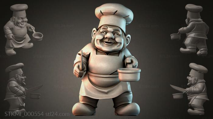 Fantasy figurines (STKMI_000554) 3D models for cnc