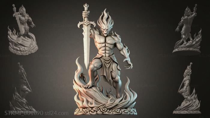 Fantasy figurines (STKMI_001090) 3D models for cnc