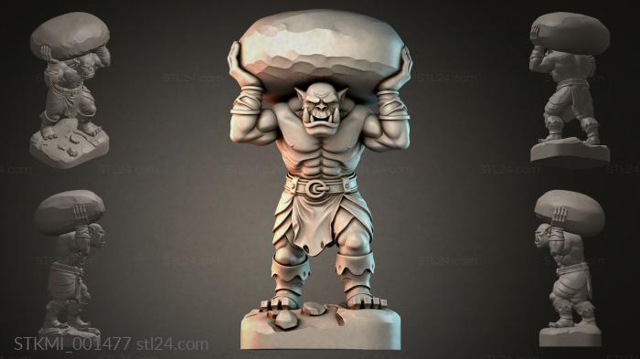 Fantasy figurines (STKMI_001477) 3D models for cnc