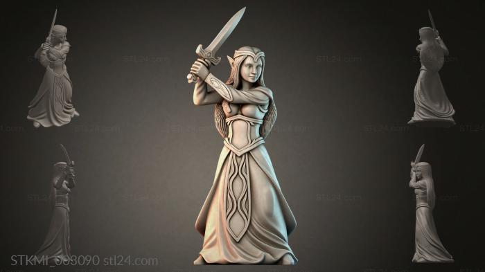 Fantasy figurines (STKMI_003090) 3D models for cnc