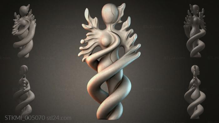 Fantasy figurines (STKMI_005070) 3D models for cnc