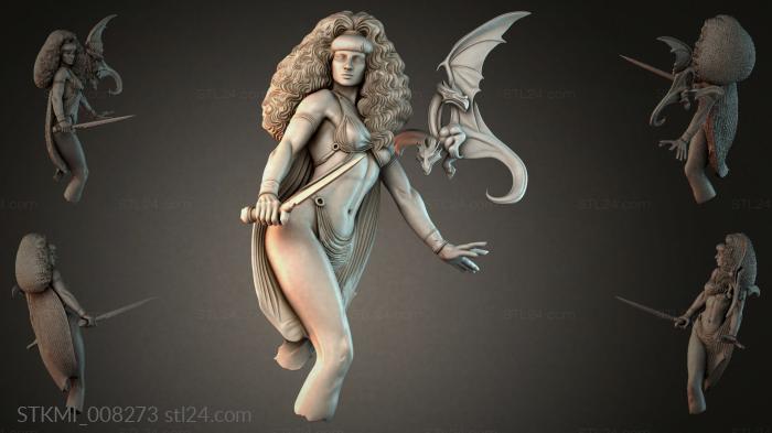 Статуэтки фентези (STKMI_008273) 3D модель для ЧПУ станка