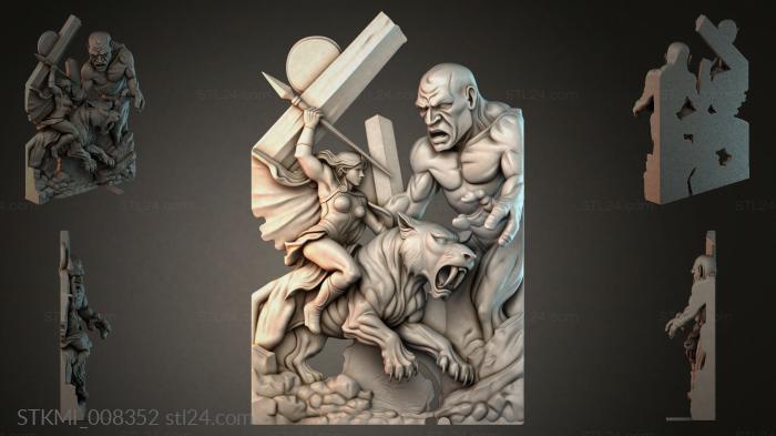 Статуэтки фентези (STKMI_008352) 3D модель для ЧПУ станка