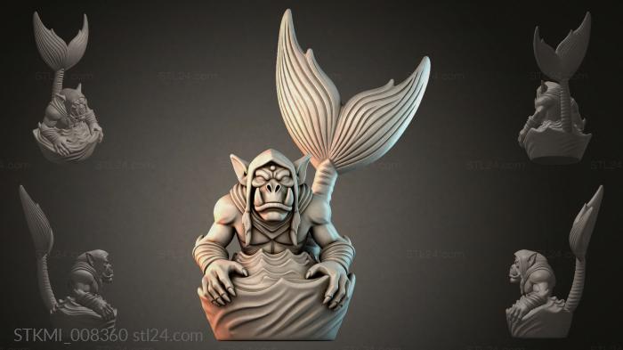 Статуэтки фентези (STKMI_008360) 3D модель для ЧПУ станка