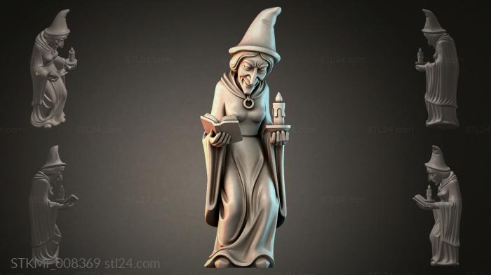 Статуэтки фентези (STKMI_008369) 3D модель для ЧПУ станка