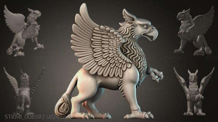 Статуэтки фентези (STKMI_008592) 3D модель для ЧПУ станка