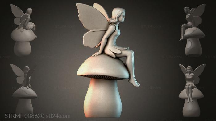 Статуэтки фентези (STKMI_008620) 3D модель для ЧПУ станка