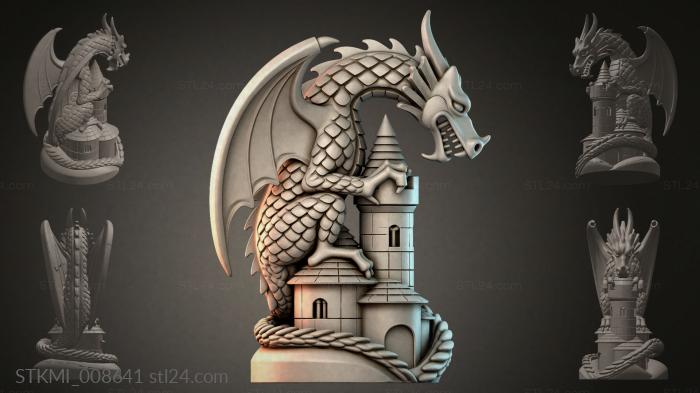 Статуэтки фентези (STKMI_008641) 3D модель для ЧПУ станка