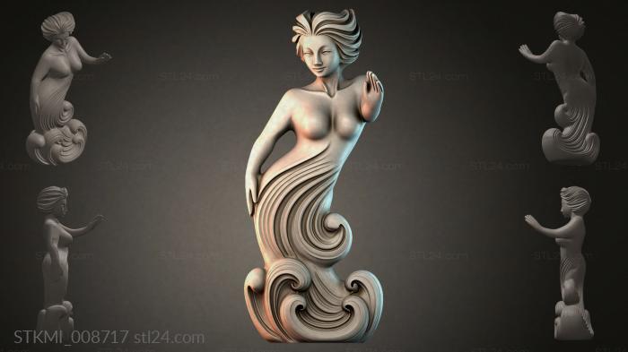 Статуэтки фентези (STKMI_008717) 3D модель для ЧПУ станка