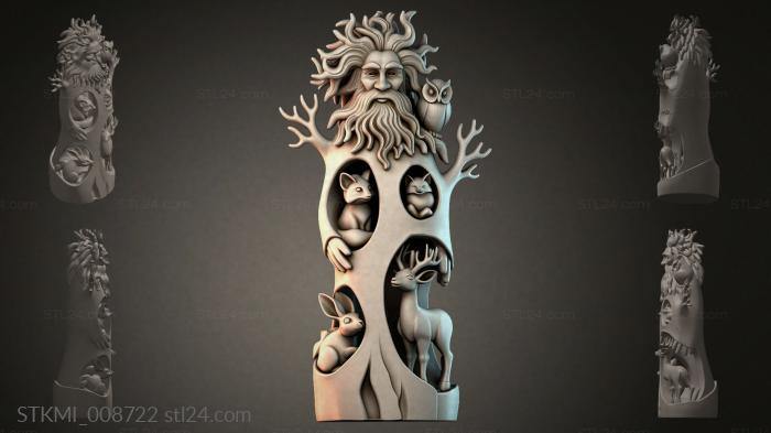 Статуэтки фентези (STKMI_008722) 3D модель для ЧПУ станка