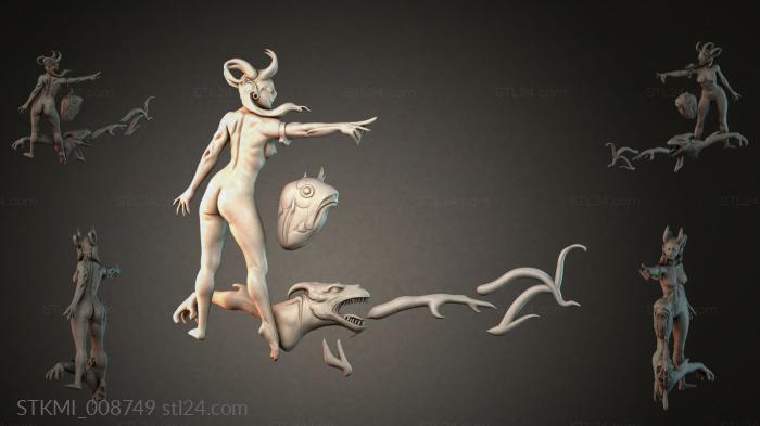Статуэтки фентези (STKMI_008749) 3D модель для ЧПУ станка
