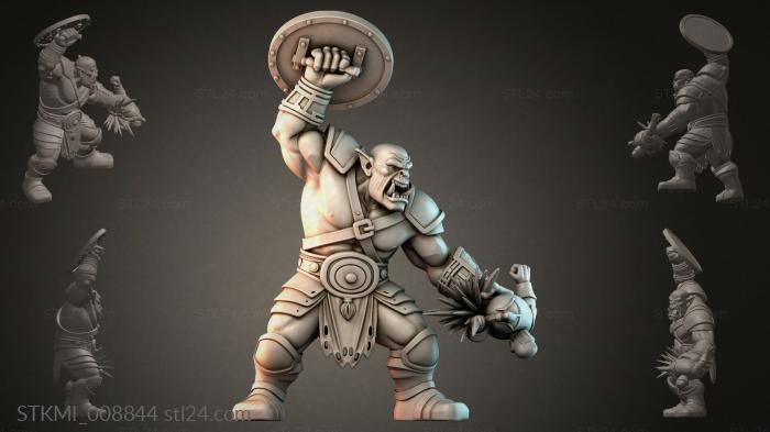 Статуэтки фентези (STKMI_008844) 3D модель для ЧПУ станка