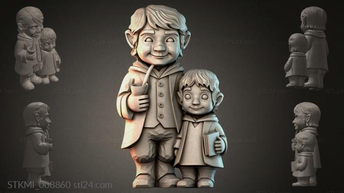 Статуэтки фентези (STKMI_008860) 3D модель для ЧПУ станка