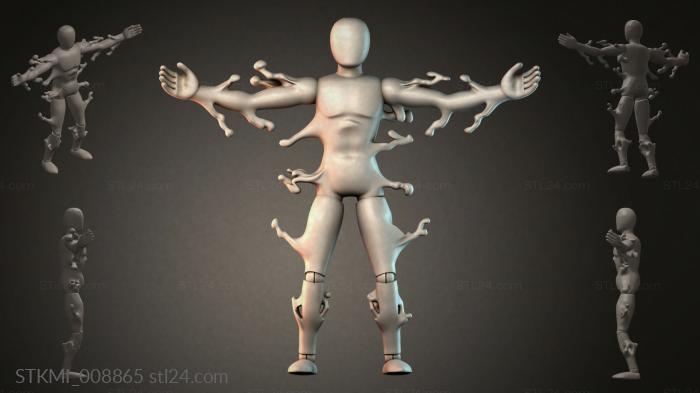 Статуэтки фентези (STKMI_008865) 3D модель для ЧПУ станка