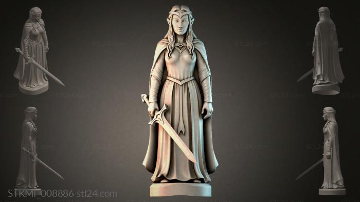 Статуэтки фентези (STKMI_008886) 3D модель для ЧПУ станка