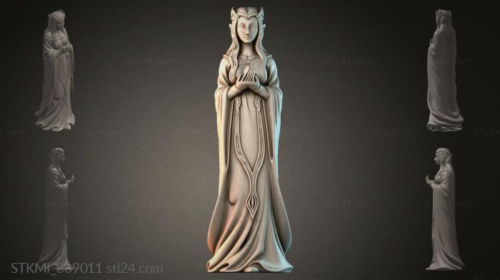 Статуэтки фентези (STKMI_009011) 3D модель для ЧПУ станка