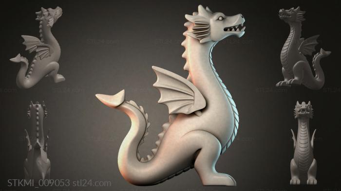 Статуэтки фентези (STKMI_009053) 3D модель для ЧПУ станка